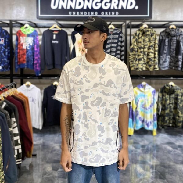 BAPE Camo Side Shark White Camo Tee (XL) - SOLD