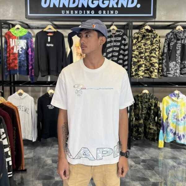 AAPE White Tee (Medium) - SOLD