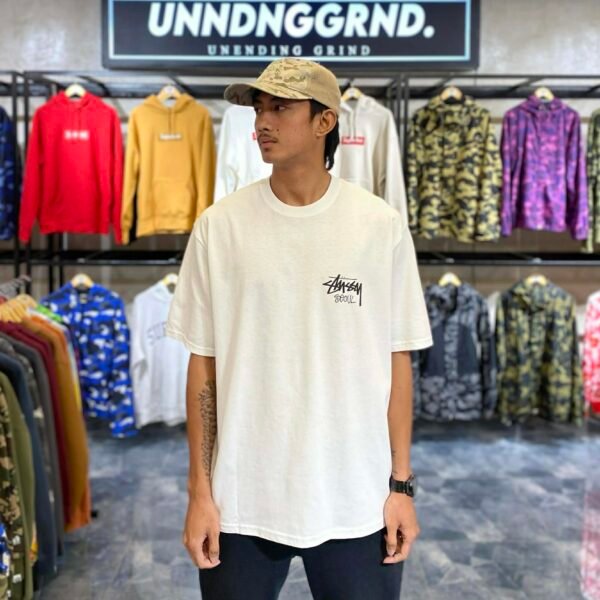 BRANDNEW STUSSY Seoul White Tee (Large) - SOLD