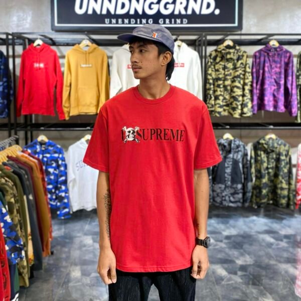 BRANDNEW SUPREME Skull Spell Red Tee (Large) - SOLD