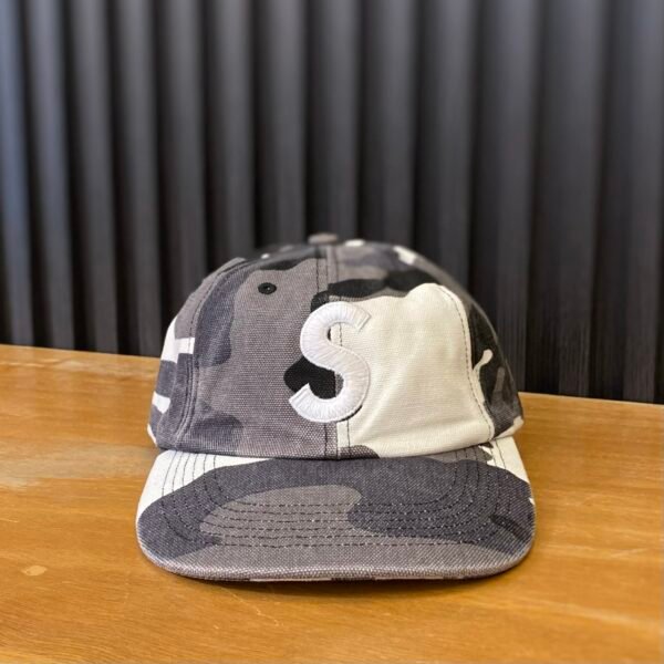 BRANDNEW SUPREME PIGMENT COATED S LOGO 6-PANEL CAP