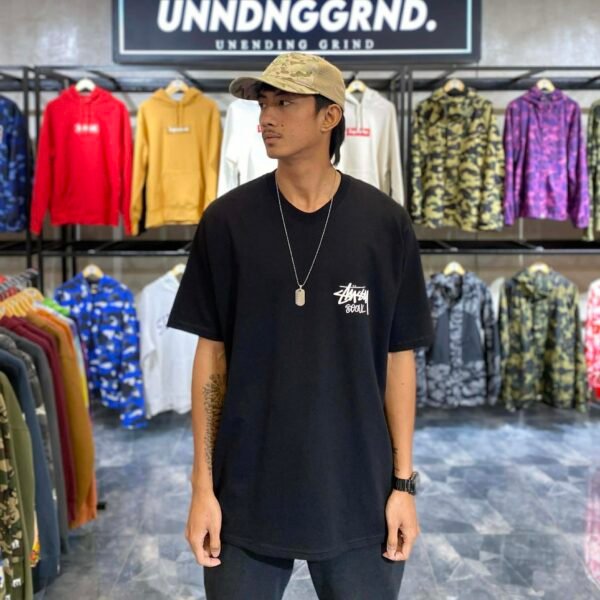 BRANDNEW STUSSY Seoul Black Tee (Large) - SOLD