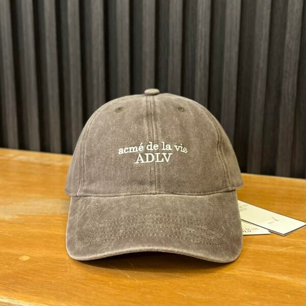 BRANDNEW ADLV ACID WASHED BROWN BALL CAP - SOLD