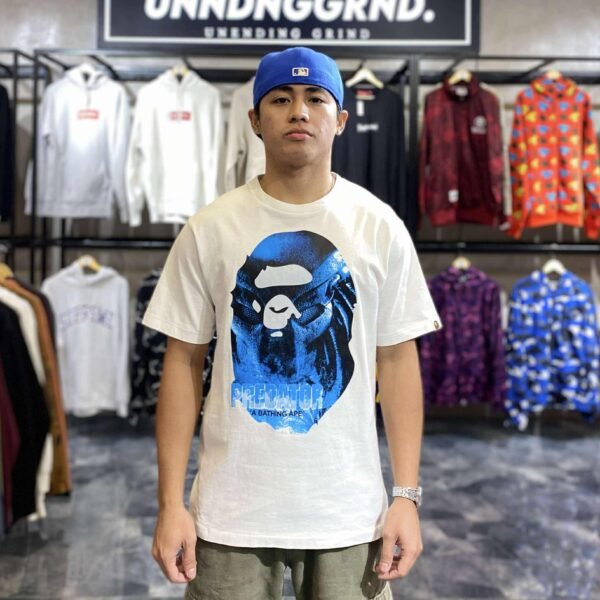 BAPE x PREDATOR Ape Head White Tee (Medium)