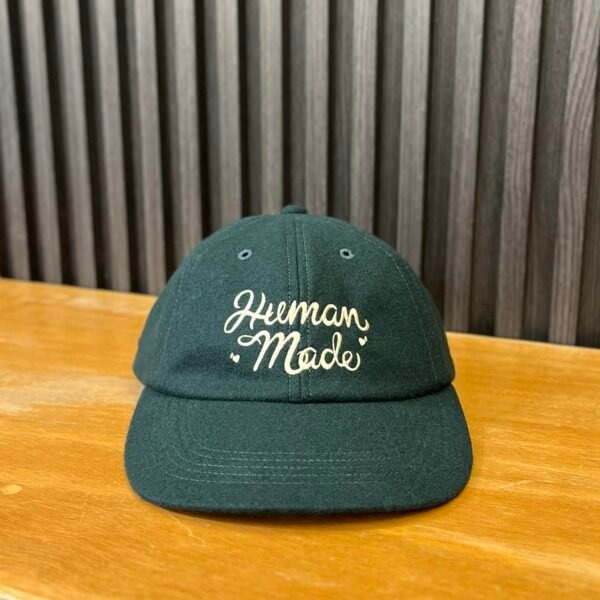 BRANDNEW HUMAN MADE WOOL DARK GREEN CAP
