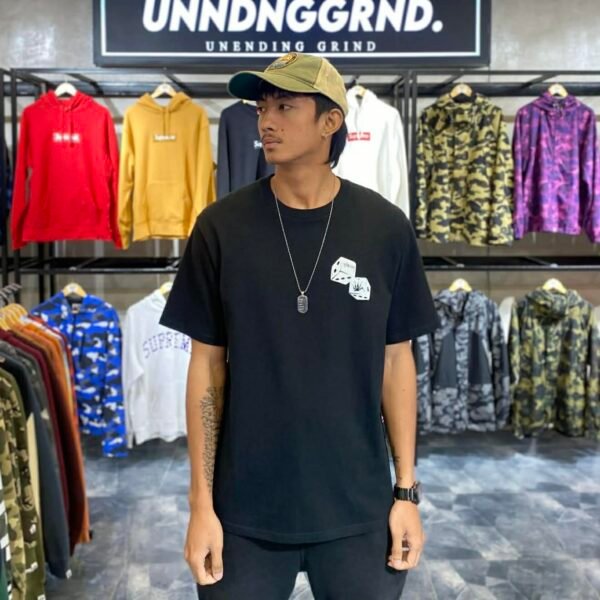 BRANDNEW STUSSY Dice Black Tee (Large) - SOLD