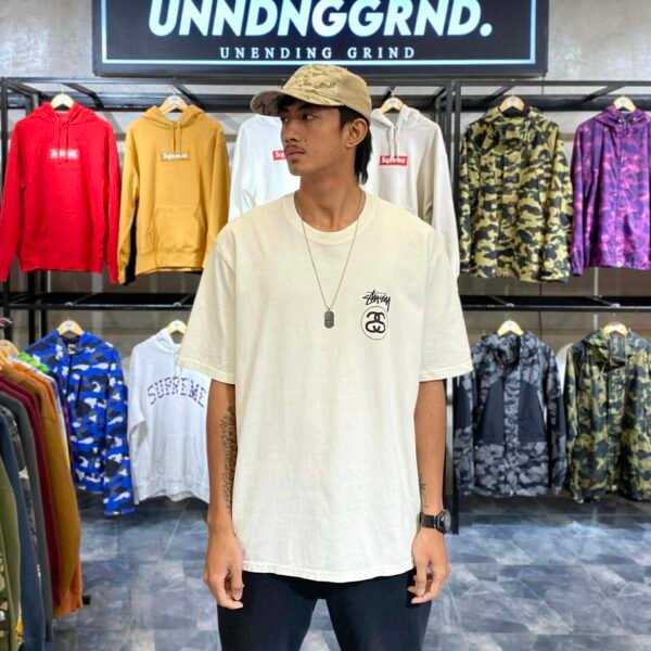 BRANDNEW STUSSY Stock Link Pigment Dyed Tee (Large)