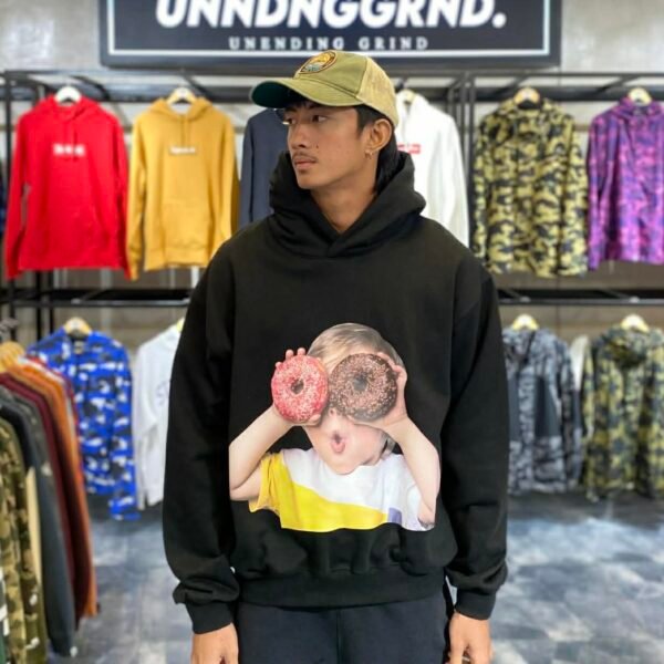 BRANDNEW ADLV Donut Boy Black Hoodie (Size 2) - SOLD