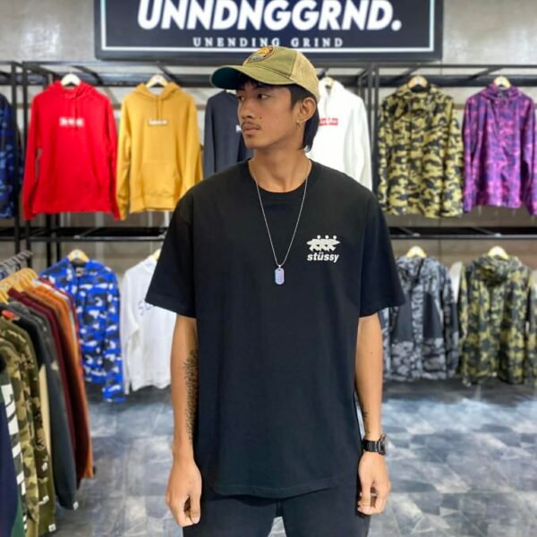 BRANDNEW STUSSY CDG Black Tee (Large)