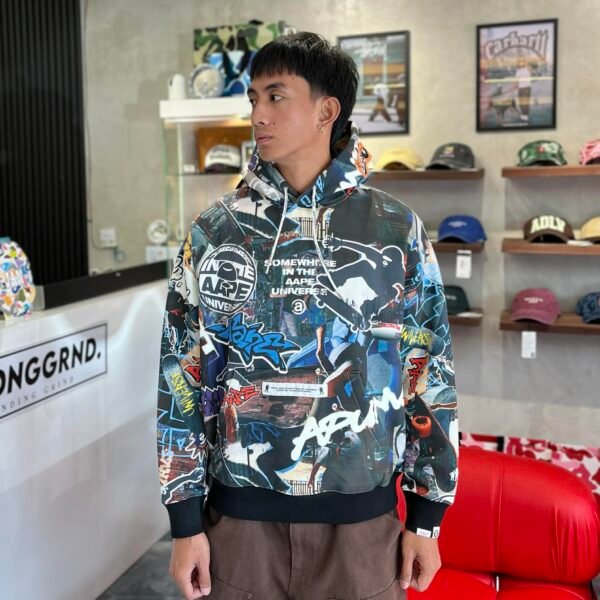 BRANDNEW AAPE Aop Hoodie (Medium)