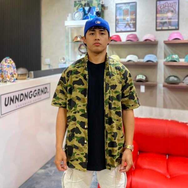 BAPE Brown Camo Polo (Medium) - SOLD