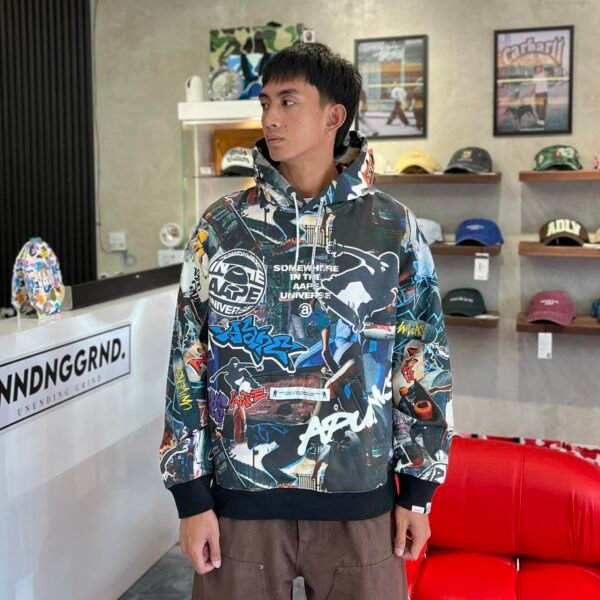 BRANDNEW AAPE Aop Hoodie (Large)