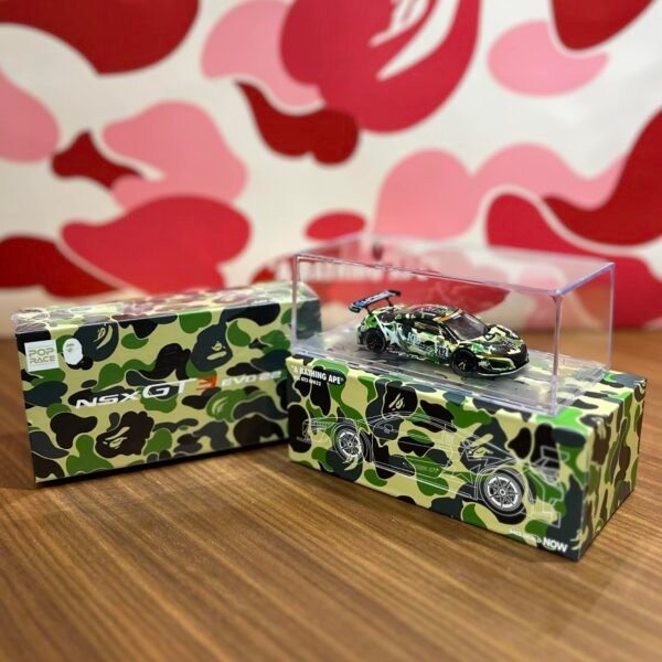 BRANDNEW Pop Race X BAPE Honda NSX GT3 EVO22 Mini Car