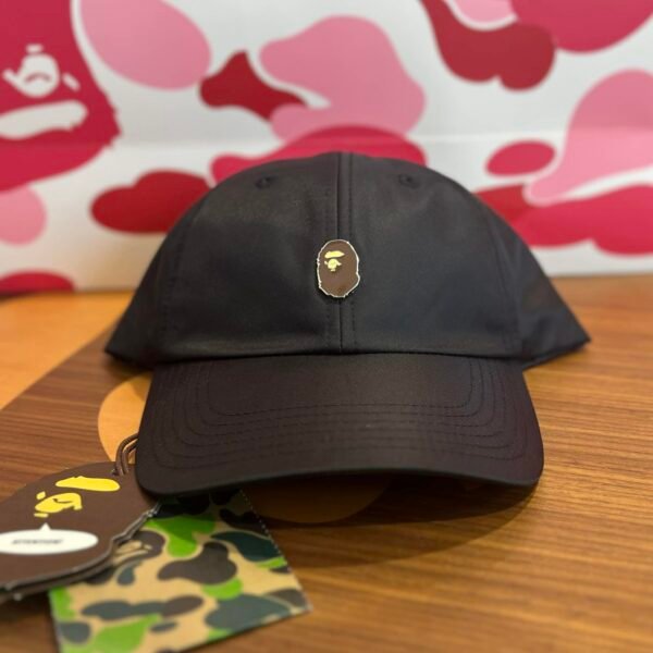 BRANDNEW BAPE One Point Black Panel Cap