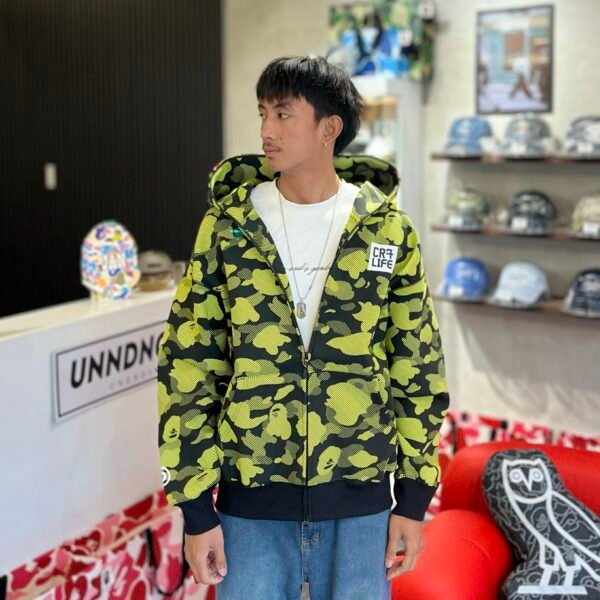 BRANDNEW BAPE SHARK x CR7 Life Logo Relaxed Fit Full Zip Hoodie (Large) - SOLD