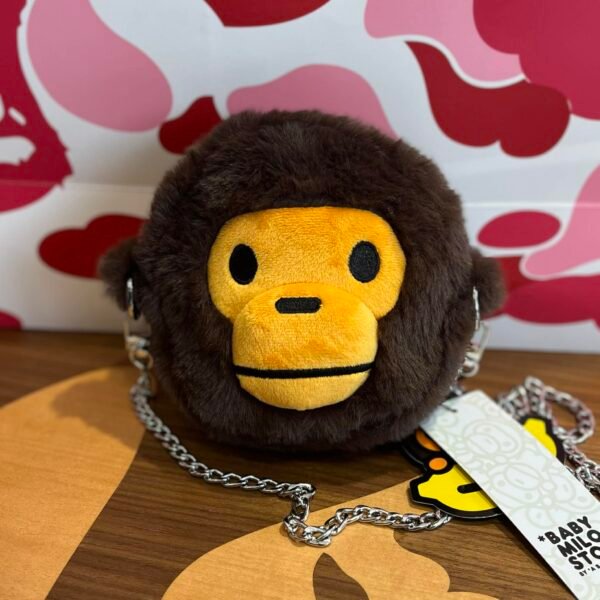 BRANDNEW BAPE Baby Milo Face Boa Cross Bag - SOLD