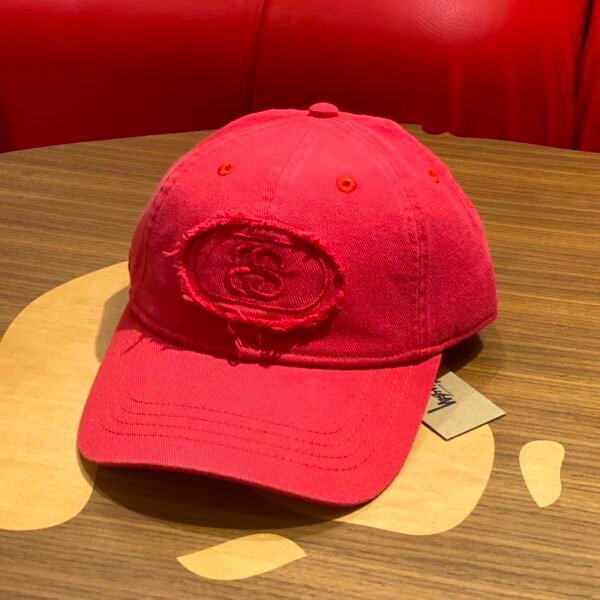 BRANDNEW STUSSY Low Profile Pill Red Strapback Cap