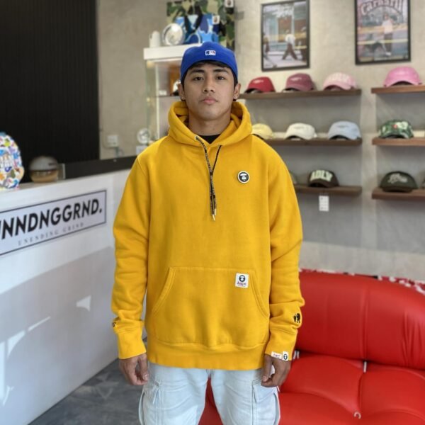 AAPE Yellow Mustard Hoodie (XL) - SOLD