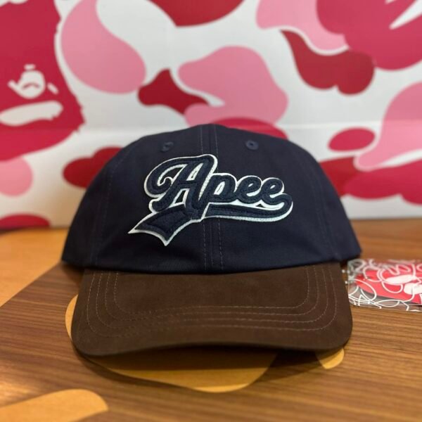 BRANDNEW APEE Spellout Logo Embroidered Navy Blue Cap