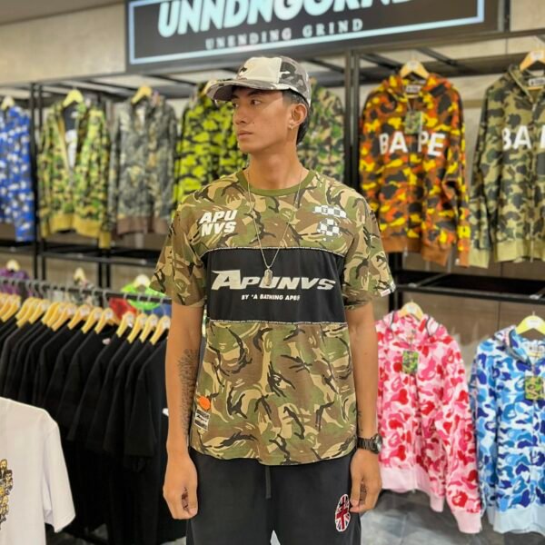 AAPE Unvs Green Camo Tee (XL)