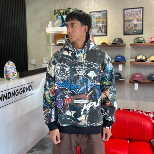 BRANDNEW AAPE Aop Hoodie (XL)