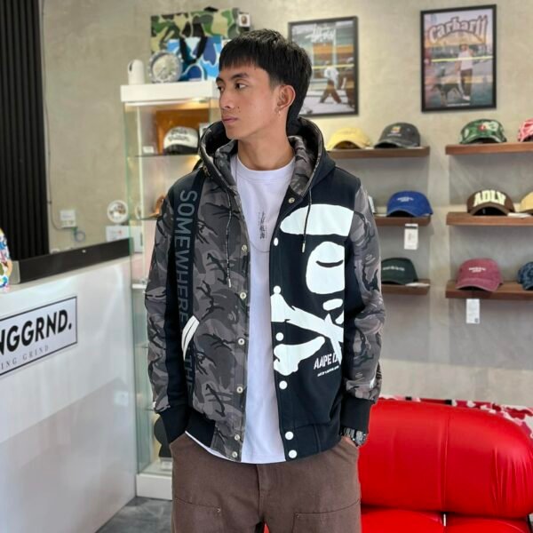 AAPE Multi-Panel Hooded Jacket (Large) - SOLD