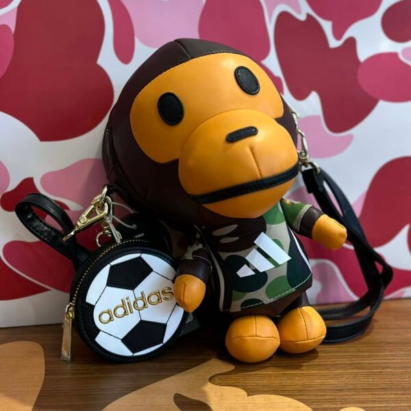 BRANDNEW BAPE Milo x Adidas Soccer Shoulder Bag - SOLD