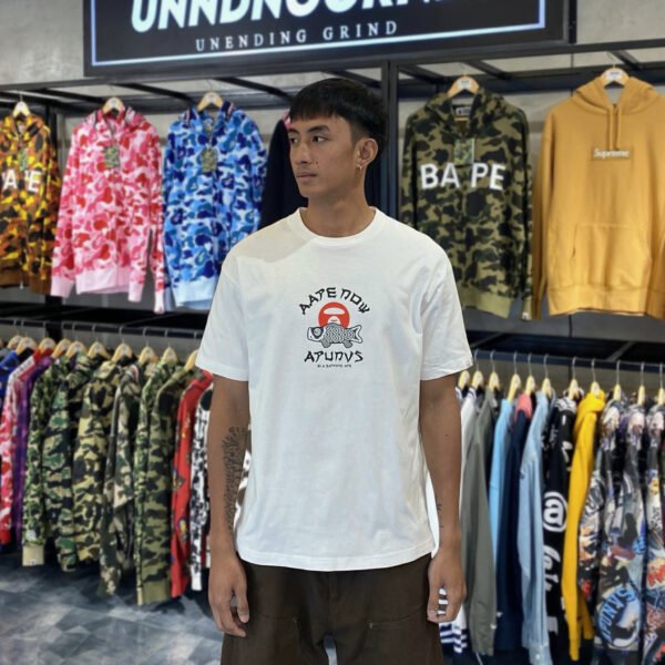 AAPE Japan Culture Koi White Tee (Medium)