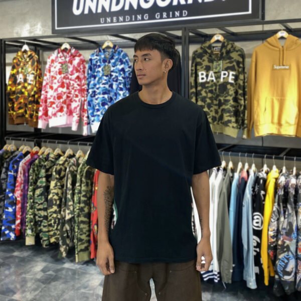 BAPE Camo Side Shark Black Tee (2XL) - SOLD