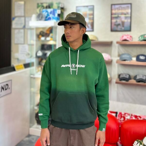 BRANDNEW AAPE Green Hoodie (Medium)