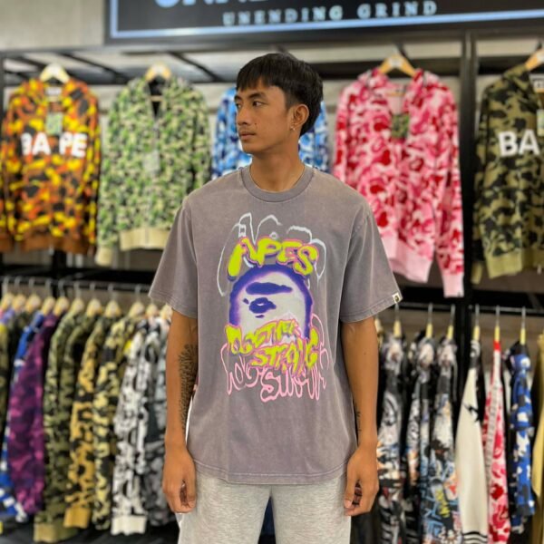 BRANDNEW BAPE Heavy Washed Logo Tee (Medium) - SOLD