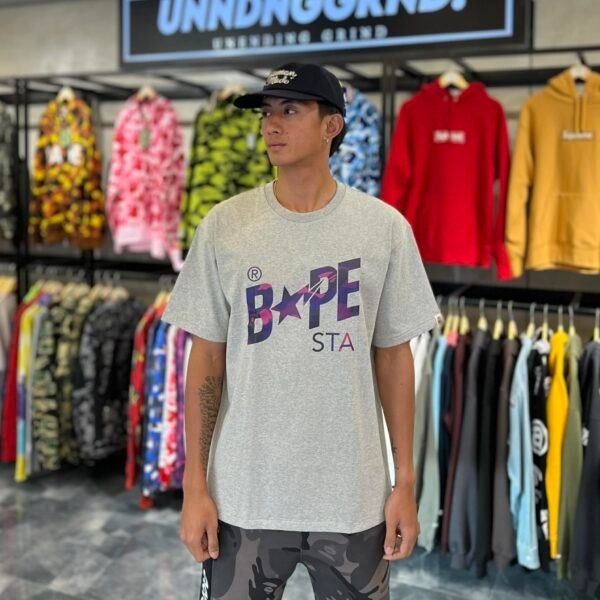 BRANDNEW BAPESTA Gray Tee (XL)