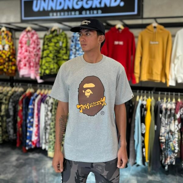 BRANDNEW BAPE Katana Gray Tee (XL)