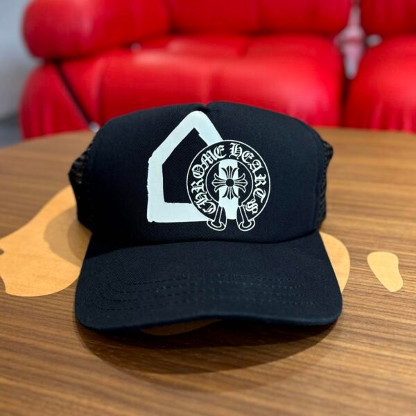Chrome Hearts x Dover Street Market Trucker Hat Black