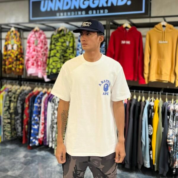 BRANDNEW BAPE Color Camo College ATS White Tee (XL) - SOLD