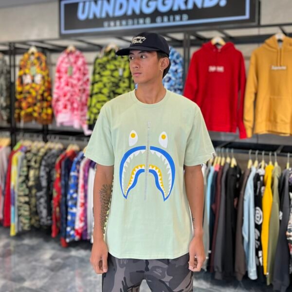 BRANDNEW BAPE Shark Green Tee (XL)