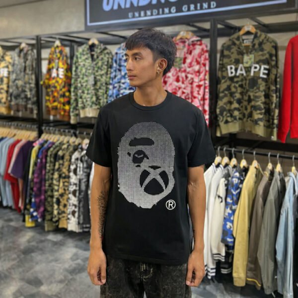 BRANDNEW BAPE x XBOX Big Head Black Tee (Large) - SOLD