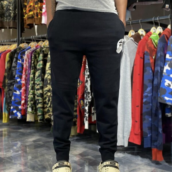 BAPE Iconic Ape Head Black Sweatpants (30-34) - SOLD