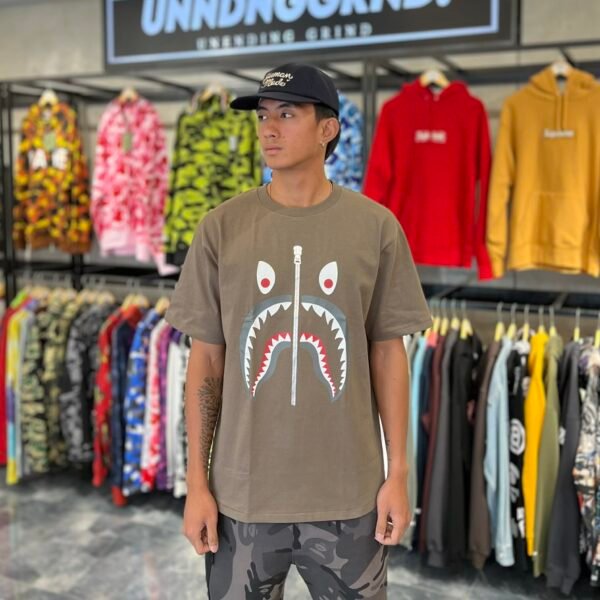 BRANDNEW BAPE Shark Brown Tee (XL) - SOLD