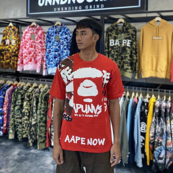 AAPE Now Red Graphic Tee (XL) - SOLD