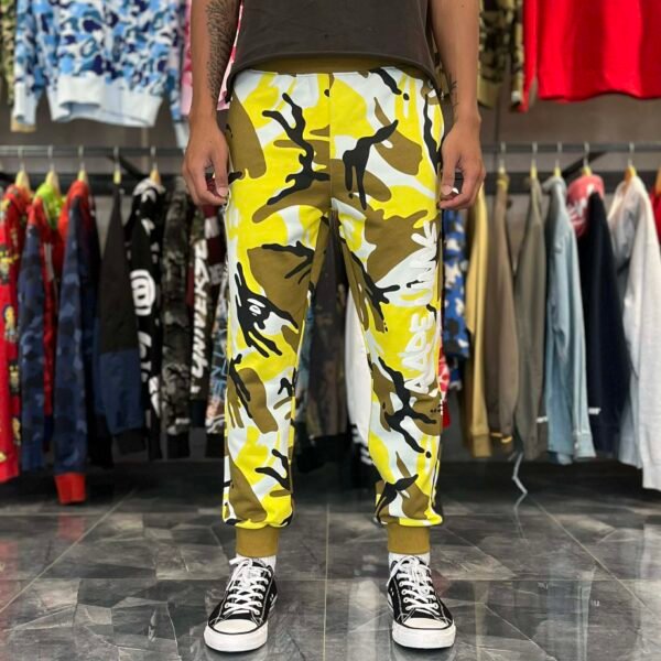 BRANDNEW AAPE Unvs Yellow Camo Jogger Pants (Medium) - SOLD