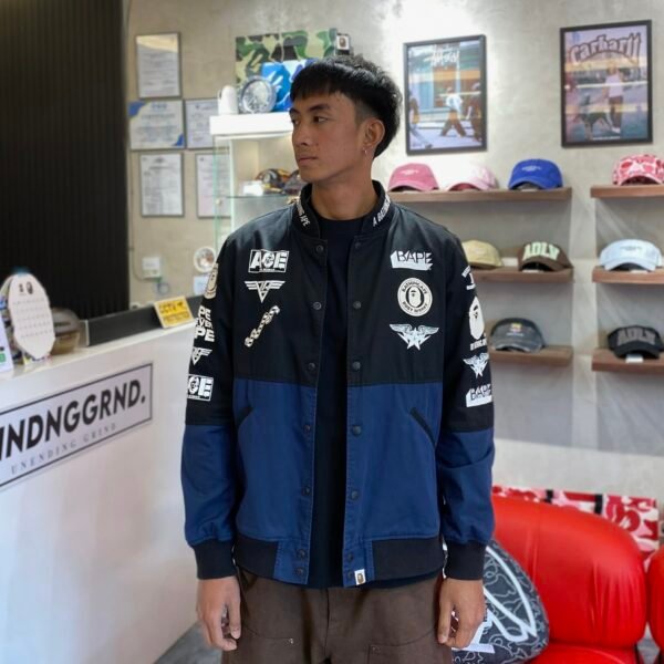 BAPE Multi Logo Racing Jacket (XL)