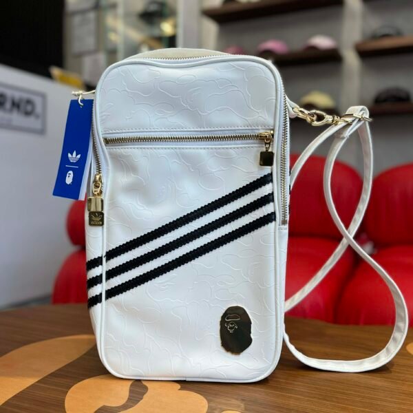 BRANDNEW BAPE x Adidas Sling White Bag - SOLD