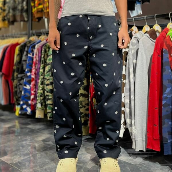 BBC Ice Cream Embroidery Navy Blue Pants - SOLD