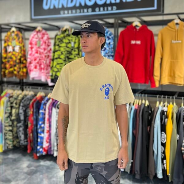 BRANDNEW BAPE Color Camo College ATS Beige Tee (XL)