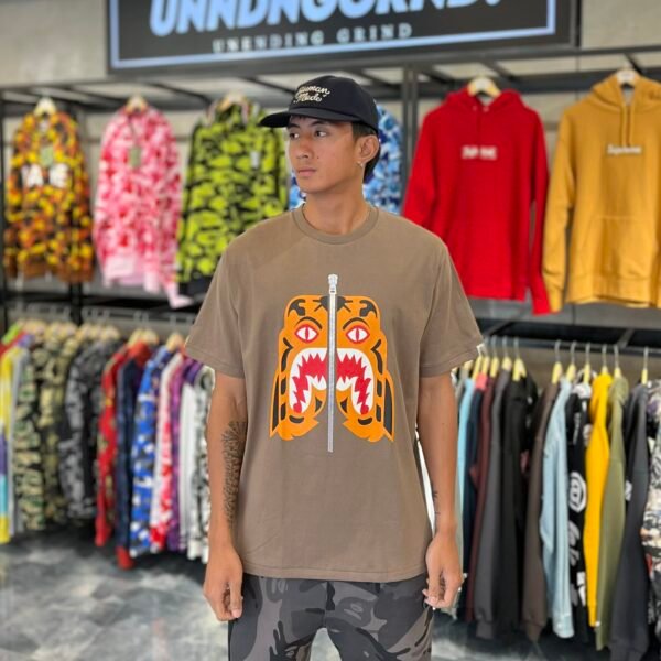BRANDNEW BAPE Tiger Brown Tee (XL) - SOLD