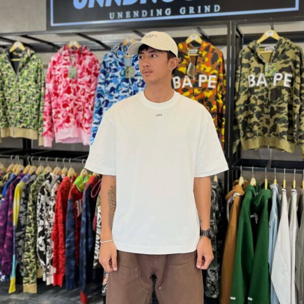 BRANDNEW OFF-WHITE Gradient White Tee (XL)