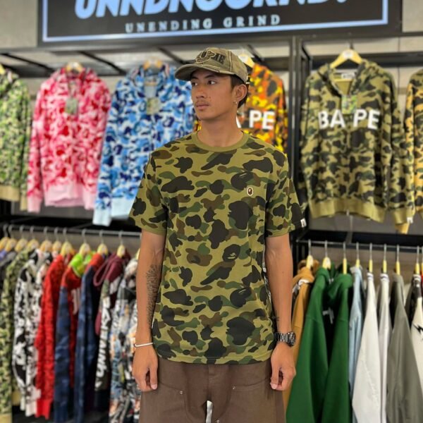 BRANDNEW BAPE One Point Green Camo Tee (Large) - SOLD