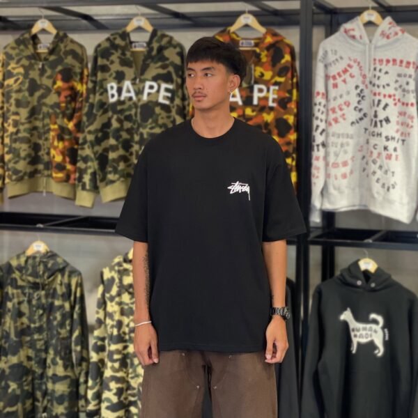 BRANDNEW STUSSY Victoria Black Tee (XL) - SOLD