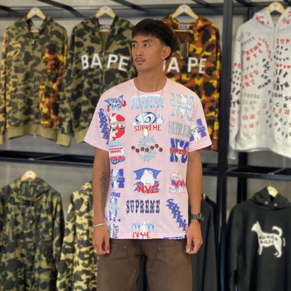 BRANDNEW SUPREME Art Dealer Flash Pink Tee (Medium) - SOLD